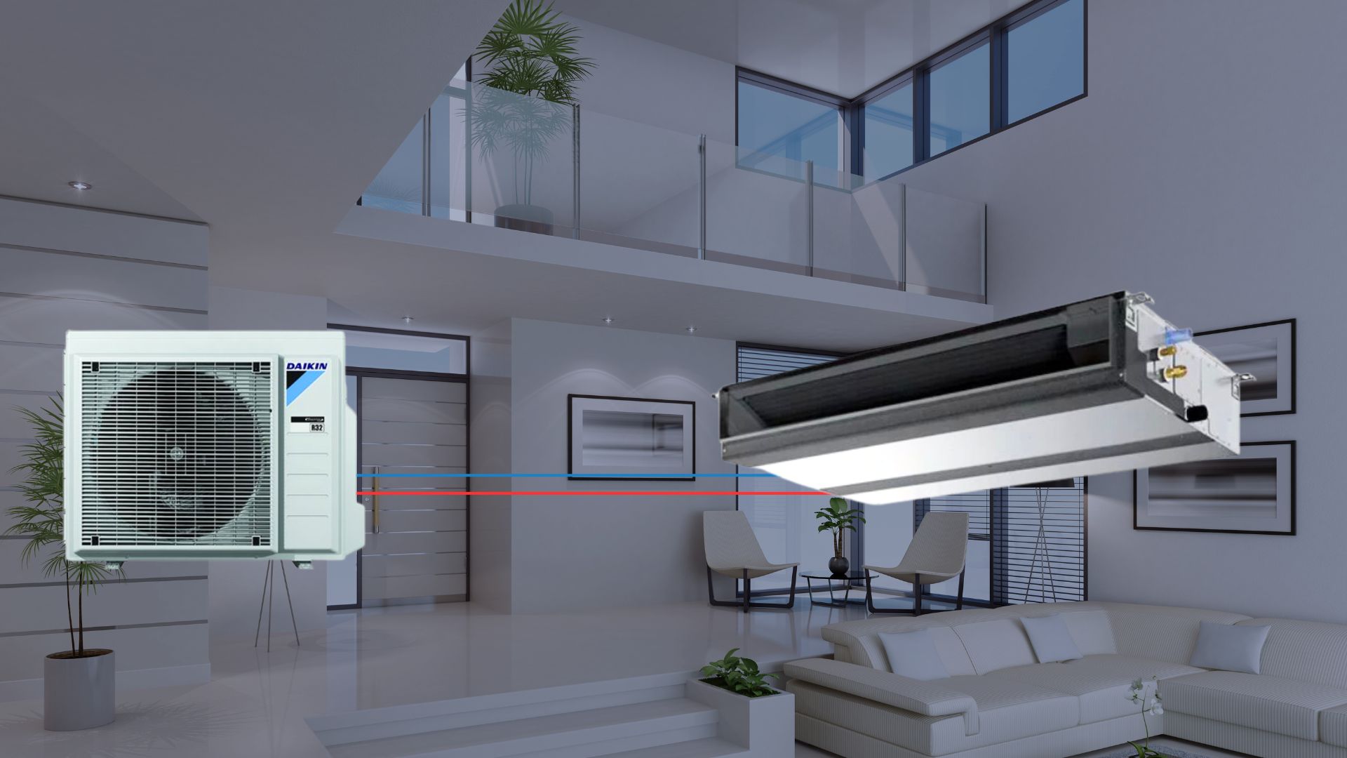 Système de climatisation gainable