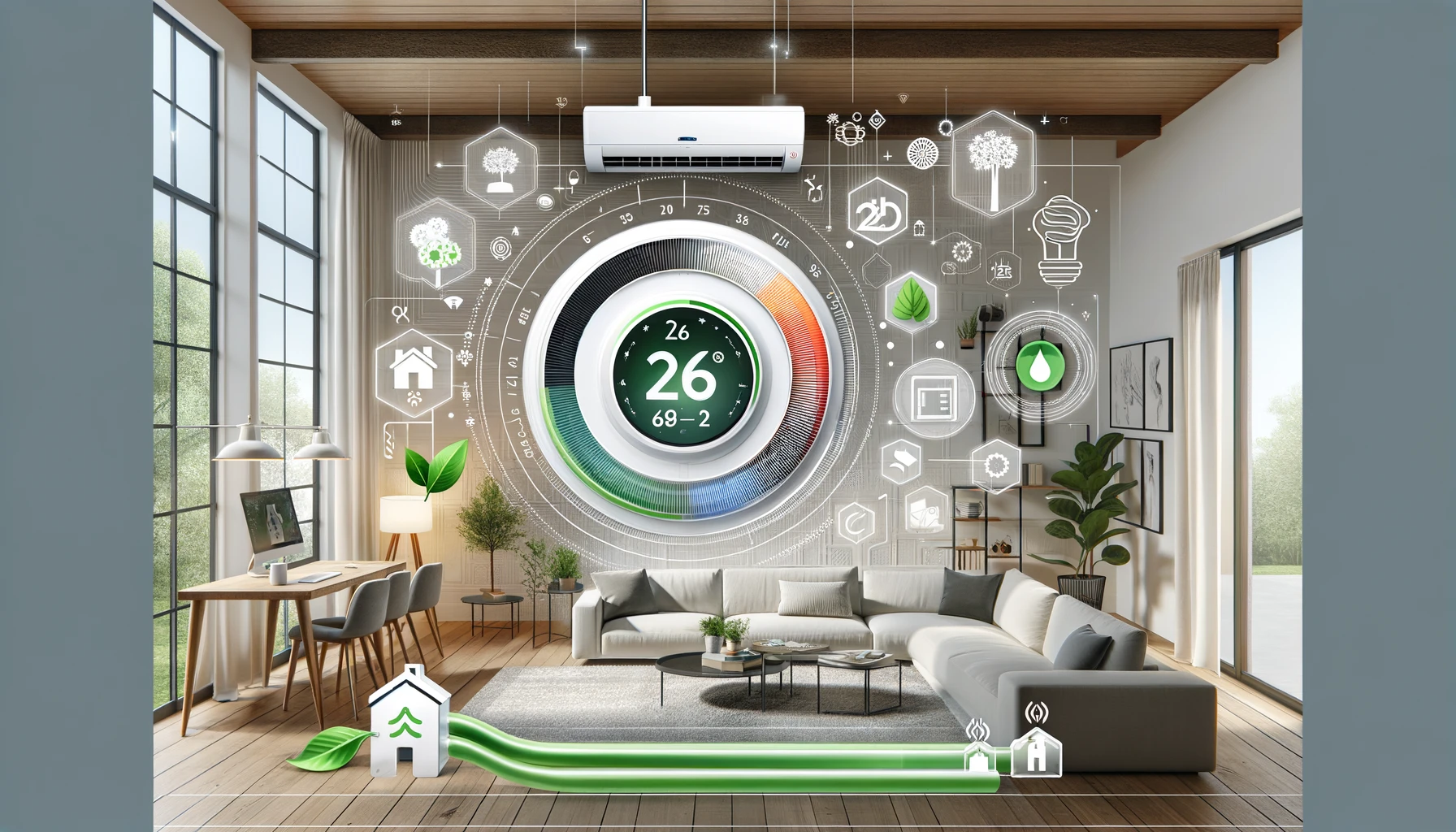 Conseils pour utiliser écoénergétiquement votre système de climatisation gainable dans une maison moderne.