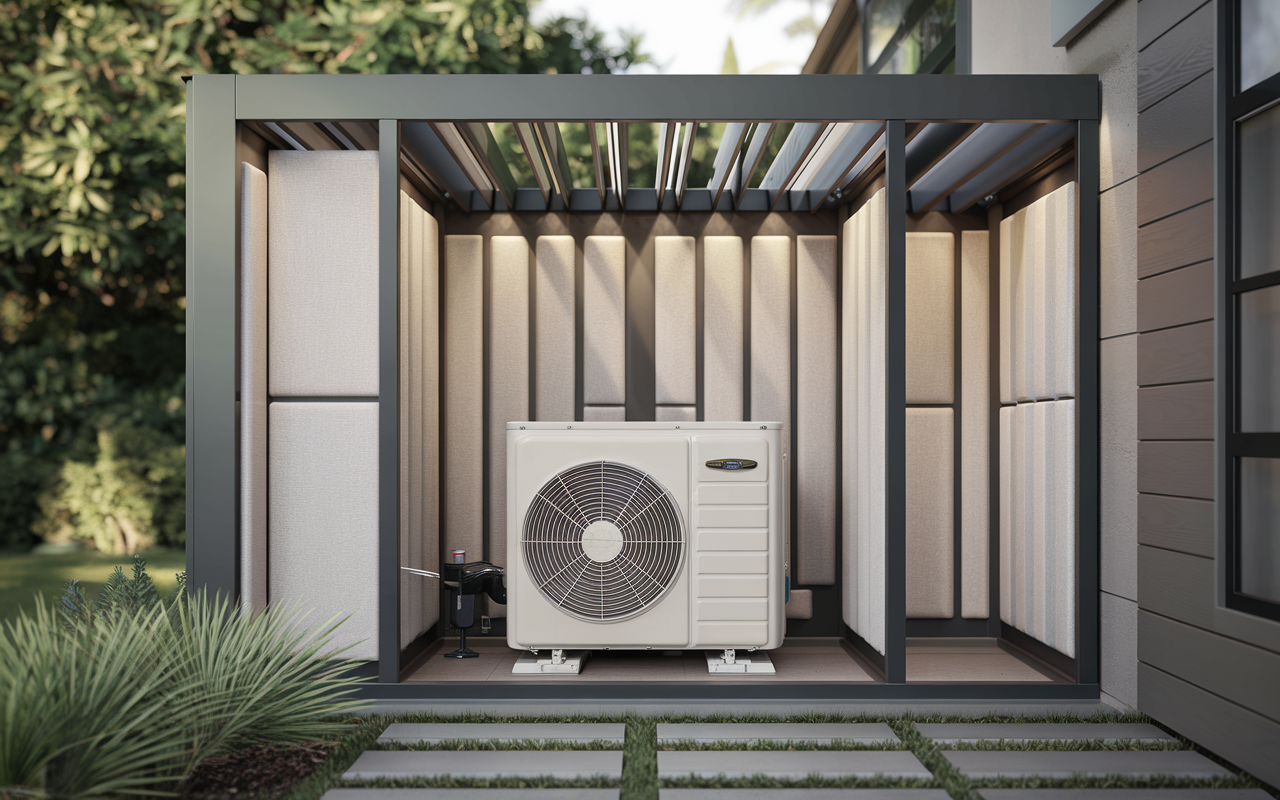 Caisson anti bruit pompe à chaleur