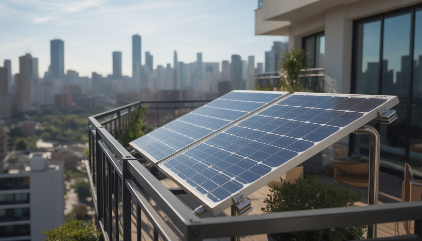 Panneau solaire balcon